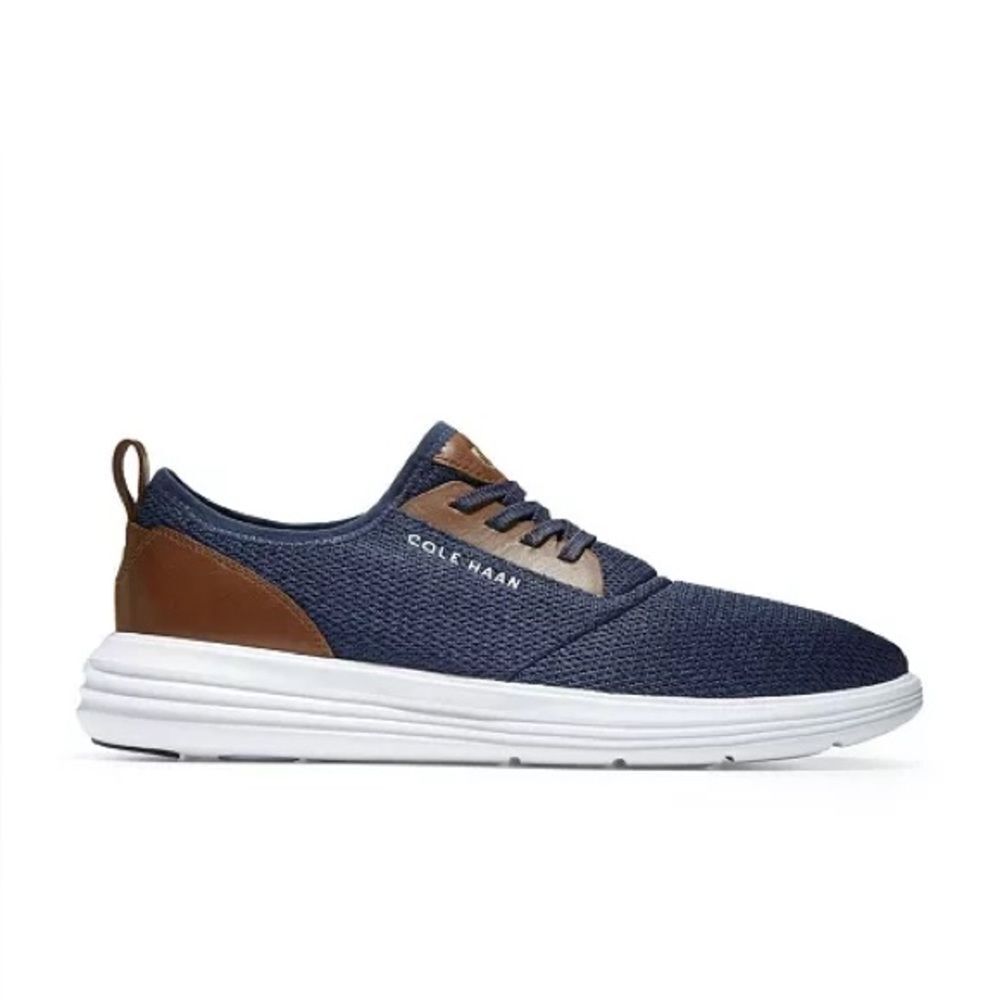 Cole Haan Men's Grand Sports Journey Knit Sneaker Shoes in Navy Size 9 1/2M